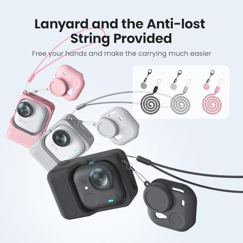 Funda protectora de silicona para Insta360 GO Ultra miniatura 6