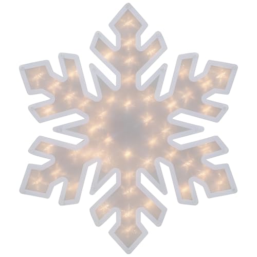 Lighted Snowflake Chistmas Window Decoration - 20