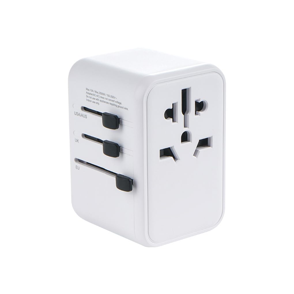 Der kompakte und leichte Reiseadapter für alle Geräte ist ein universeller Reiseadapter für USB Geräte, 28W weiß