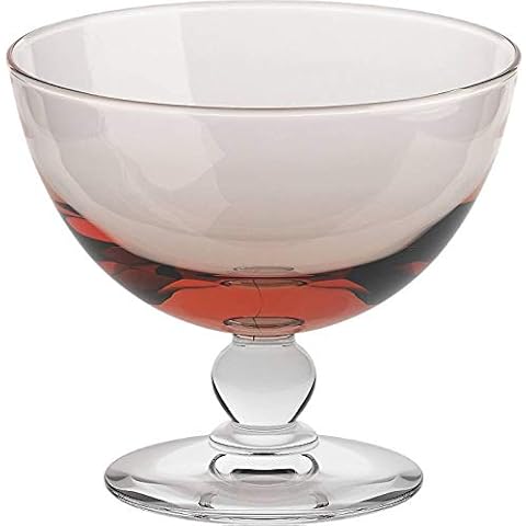 CRISTALICA Eisschale Eisbecher Dessertschale rosa Piccolo Colori 280ml Gelato Cover