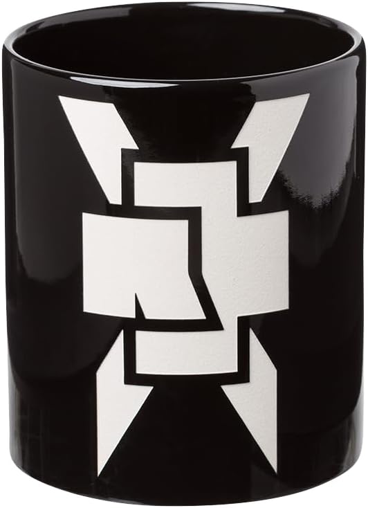 Rammstein Mug White Cross Black 0.25 L Porcelain Official Band Merchandise