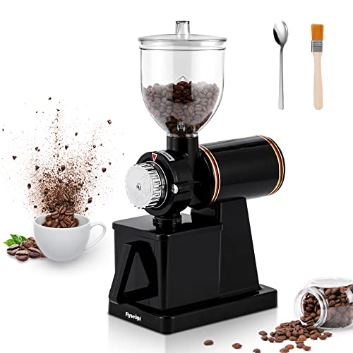 Flyseago Burr Coffee Grinder Electric Espresso Grinder Commercial & Homeuse Silent Small Coffee Bean...