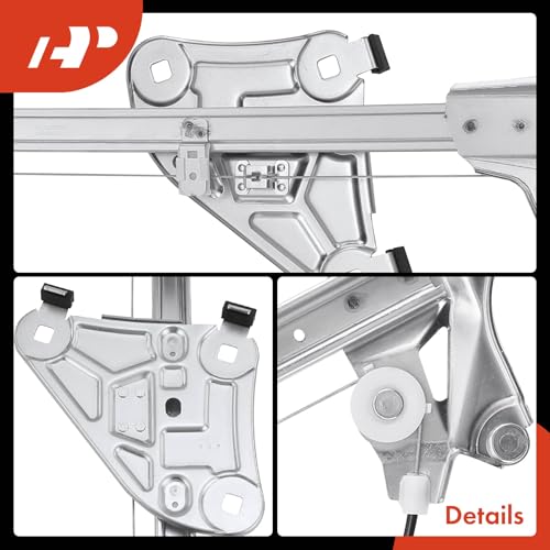 A-Premium Electric Power Window Regulator Without Motor Compatible with Hyundai Tiburon 2003-2008, Front Right Passenger Side, Replace# 824042C000 - Thumbnail 7