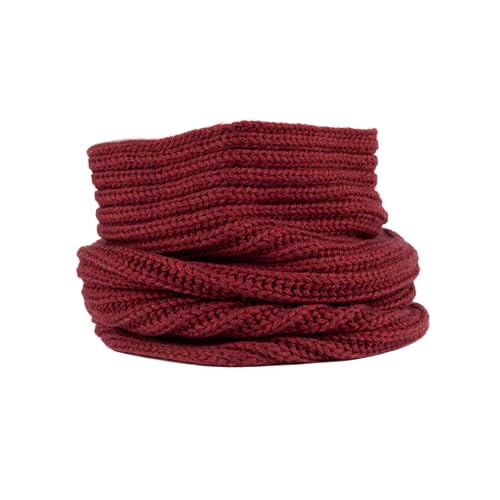Calentador de cuello de lana merino 100% Hecho en Italia braga de punto premium unisex 3