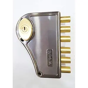 Europa Hexabolt Main Door Lock with 6 Locking Bolts (Gold)