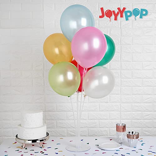 Joyypop 6 Sets Balloon Stand Kit, Balloon Sticks With Base For Table Birthday Baby Shower Graduation Party Decorations #TOP6