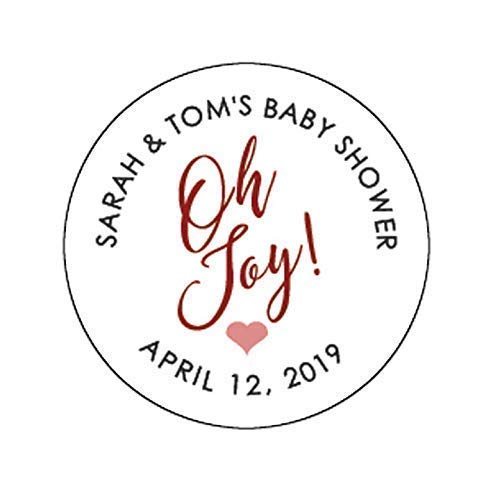 Oh Joy Baby Shower Stickers, Baby Shower Favor Stickers