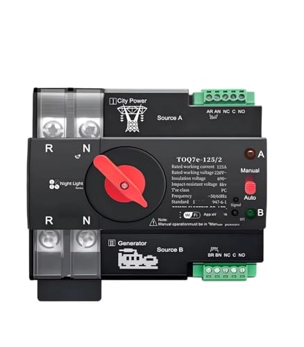 Dual Power Automatic Transfer Switch TOQ7e-125/2