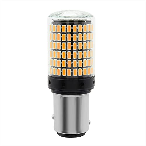 Image of CLOUDSALE 2800Lumen 3014 Chipset 144SMD Amber 1157 Led Bulb Front Rear Turn Signal Bulb and Canbus Error Free Bulb Amber Yellow, (Pack of 2, Dual Pin)