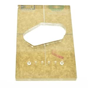 Maschera Di Routing In Acrilico KAISH Per Pickup P90 – Dima Per Fresatura Corpo Chitarra