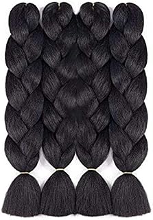 Jumbo Braiding black Hair Extension 4Pcs/Lot 100g/pc Kanekalon Fiber for Twist Braiding Hair