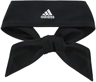 adidas Unisex Tennis Tie II Hairband, Black/White, ONE SIZE