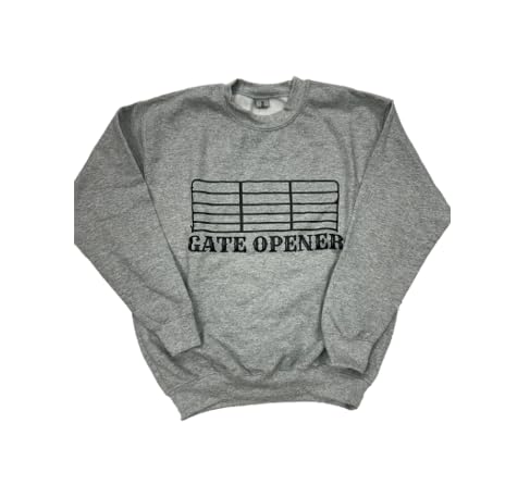 American Farm Company Gate Opener Toddler & Youth Crew Neck Sweatshirt Gray