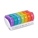 Produktbild Anpole 7 Tage Pillendose, AM / PM Pillenbox Klein 14 Fächer Pill Box Wöchentlich Zweimal Täglich für Reise Pille Halter Erinnerung Medikation Organizer BPA Free
