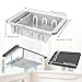 Dish drying rack expandable over the sink, in the sink and for cabinet and kitchen counter; Dish drainer rust proof, Large kitchen organizer with drainboard, two cutlery holders and 6 cup holders.