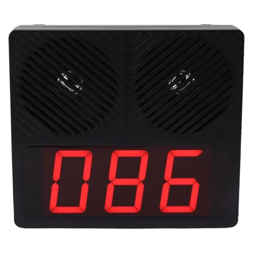 Queue Management System, Wireless Loud Volume Queue Calling System Display Screen 20W for Hospital (US Plug)