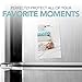 pbf 4x6 Magnetic Picture Frames for Refrigerator | Clear Magnetic Acrylic Frames | Magnetic Photo Holders for Fridge, Locker, Photo Board, Art Display, Sign Holder (10-Pack)