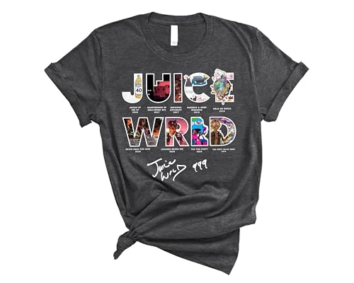 Vintage 999 Album Era Collage T Shirt Streetwear Style Music Inspired Short Sleeve Casual Tee (Dark Grey, Adult Small)
