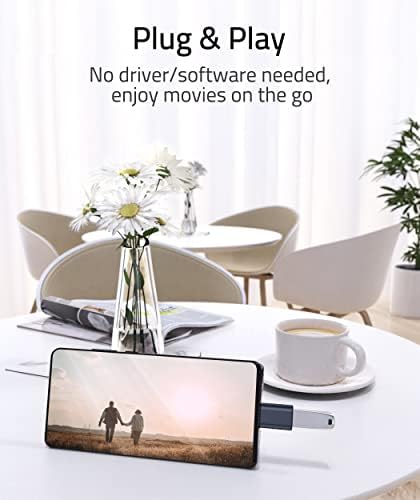 USB C to USB Adapter(2 Pack), Syntech USB-C Male to USB 3.0 Female Adapter Compatible with MacBook Pro after 2016, MacBook Air after 2018, Dell XPS and More Type C or Thunderbolt 3 Devices, Midnight