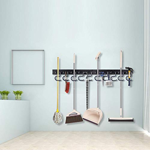 Garage Tool Organizer Wall Mount 64 Inch,Adjustable Storage System,Wall Holders for Tools,Wall Mount Tool Organizer,Garage Organizer,Garden Tool Organizer,Garage Storage