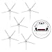 5 unids cepillo lateral para Roborock S5 S6 T6 E2 E35 Partes de aspirador