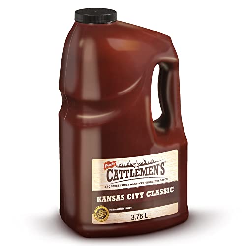 Cattlemen's Kansas City Classic BBQ Sauce 3.78 L | Real Authentic American BBQ Sauce | Made with Thick, Rich Tomato Paste