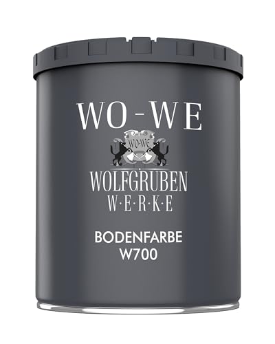 WO-WE Betonfarbe Bodenfarbe Bodenbeschichtung Kellerfarbe W700 Terracotta -...