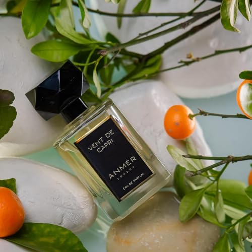 Image of LONDON Vent De Capri Eau De Parfum 50 ml | Long Lasting Luxury Unisex Perfume Spray for Men & Women | Fresh Marine Aquatic Ozonic Fragrance with Vetiver, Moss & Leather