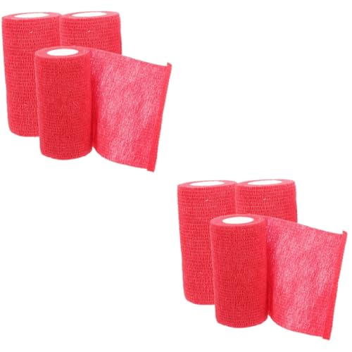 INOOMP 2sets 3 Rolls Non Slip Hockey Racket Grip Tape Elastic Absorbent Overgrips Durable Skid Design for Enhanced Performance for Sports Training 3rolls*2