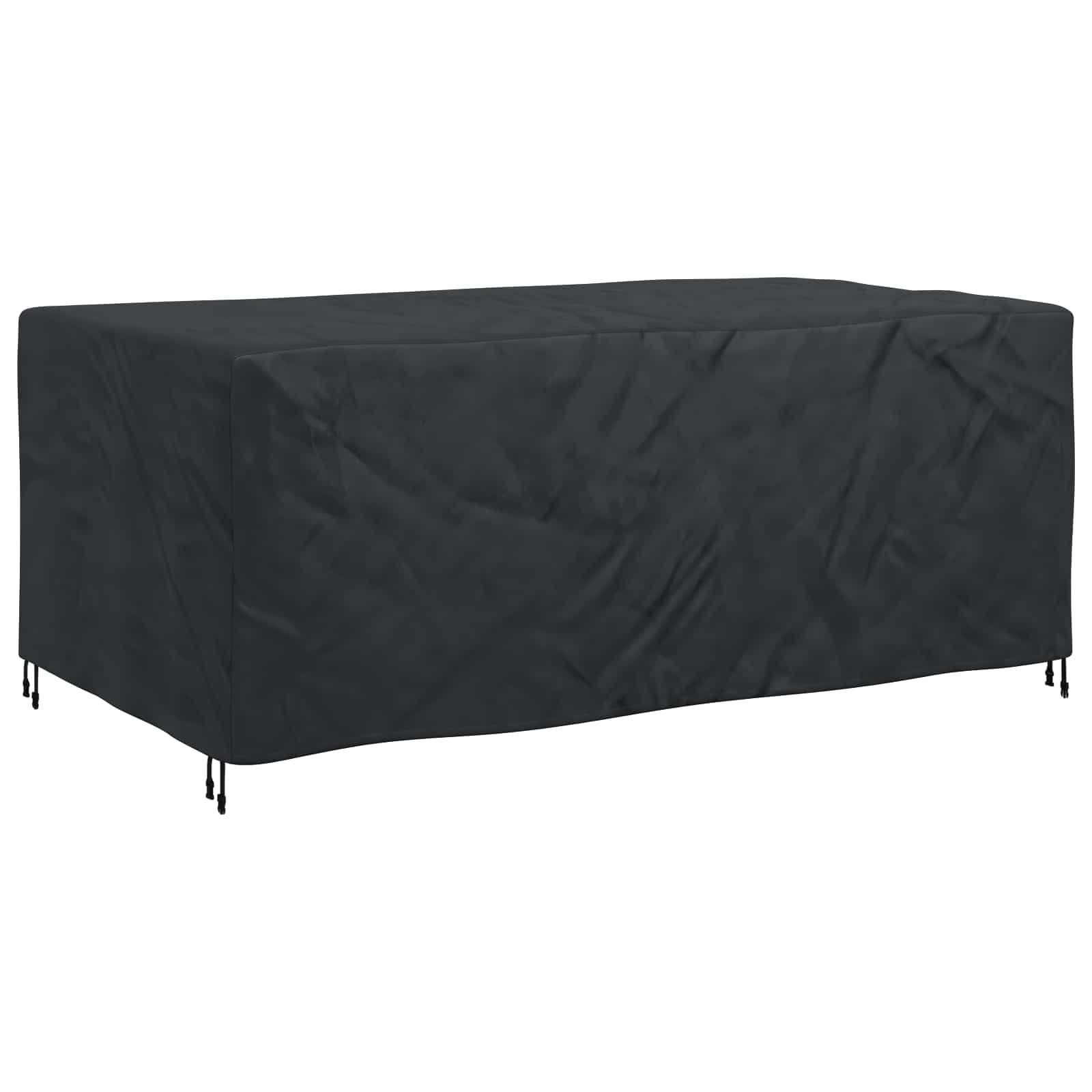 Knerpwd 210D Oxford Fabric Plain Black Waterproof Furniture Cover 240 X 140 X 90 Cm 210D, Modern Indoor Outdoor Patio Protector