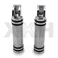 Amazon.com: XKH- No.95 Chrome Front FootPeg Compatible with