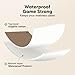 2-Pack Waterproof Crib Sheets for Girl, Boy - Organic Cotton 52X28 Fitted Crib Sheets Neutral, Crib Mattress Protector Sheets, Soft Toddler Bed Sheets, Washable Infant Fitted Baby Crib Sheets (Latte)
