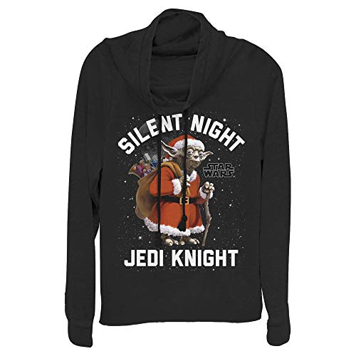 Vêtement Star Wars femme haut manches longues en maille noire XL