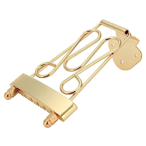 JOINPAYA Deluxe Wired Frame Tailpiece Chrome Guitar Tailpiece 6 String 335 Guitar Upgrade