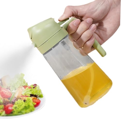 Ölspenderflasche für die Küche, Küchenölflasche - Küchenölspender,470 ml Ölsprühflasche, zum Kochen, Küche, Salat, Grillen