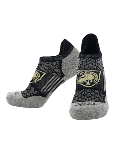 Army West Point Black Knights No Show Tab Socks | Men’s & Women’s Running Golf Performance Ankle Socks | NCAA Licensed Gear (Medium)