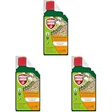 PROTECT GARDEN Turboclean Unkrautfrei, Unkrautvernichter gegen hartnäckige Unkräuter wie Giersch und Ackerschachtelhalm, 1000 ml Konzentrat (Packung mit 3)