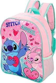 Kids Character Standard STITCH Backpack   Durable, Lightweight & Fun   Perfect for School, Travel & Everyday Use ANGEL GIRLS