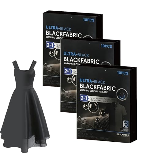 30 Piezas Para Lavar Y Teñir, Tinte Negro Intenso Para Ropa, Láminas Restauradoras De Color De Larga Duración, Tintes Textiles Para Oscurecer Tejidos, Para Algodón, Seda, Lino, Lana, Camisetas