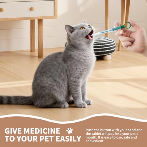SHBAOCH 3 Stücke Tabletteneingeber für Katzen Hunde, Silikon Versteck Feeders Assistent für Assist Cat Hund Pillen Schluckhilfe