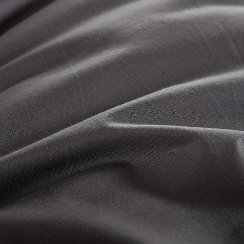 L Lovsoul Queen Comforter,Goose Down Fiber Comforter All Season Duvet Insert With Corner Tabs,Grey Comforter 100% Egyptian Cotton 1200 Thread Count 700+Fill Power(90X90Inches) #TOP2