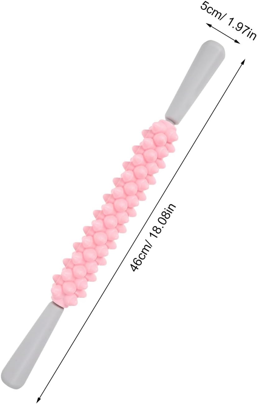 Generic Trigger Point Massage Stick Spiky Body Roller Nonslip Deep Tissue Massager for Shoulders Legs and Full Body Muscle