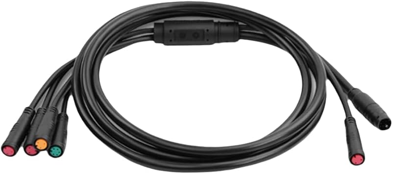 Electric Bicycle Cable 1TO5 Waterproof Cable Leads Wires for KT Controller Motor Throttle Brake Display