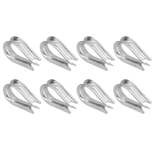 Timbles Rusty, Widespread Stainless Steel, Polished, Wire Rope Skating, Wear -, for Industry for Shipbuilding (M2 (2mm)) (M3 (3mm))