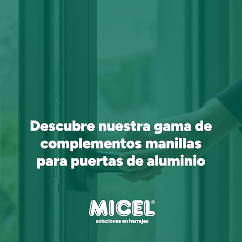 Miniatura 8 de Juego Manilla Aluminio Blanca