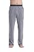 CYZ Men's 100% Cotton Jersey Knit Pajama Pants With Elastic Waistband-DarkGrey-2XL