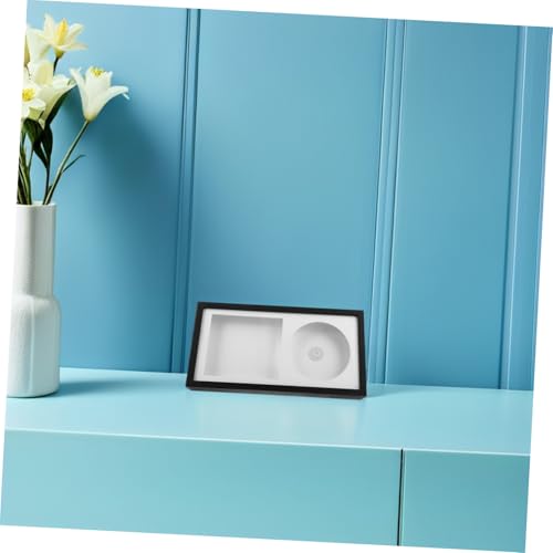 Cadre photo CD stéréoscopique bois blanc support mural table - 7