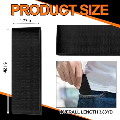 Image of 4 Pack 1.77 in x 10 ft Travel Duct Tape Mini Pocket Size Flat Roll Flexible Heavy Duty Waterproof Tear by Hand for Repair Outdoor Emergency Gear EDC DIY Craft Camping Hiking (Black)