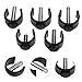 OHPHCALL Walker Accessories 20pcs Walking Stick Cane Parts C-Shape Clamp Cup Holder for Walking Sticks
