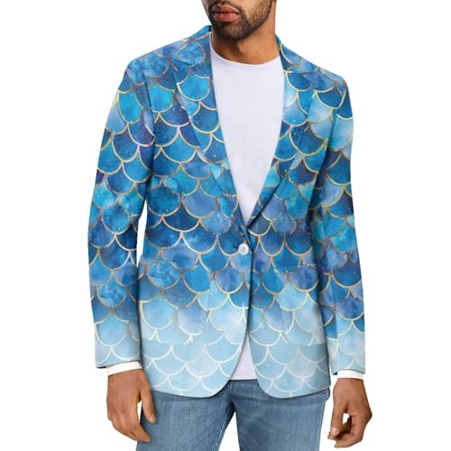 Men's Slim Fit Blazer Jackets Suit One Button Long Sleeve Blazer Sport Coats Casual Blazer S-5XL3